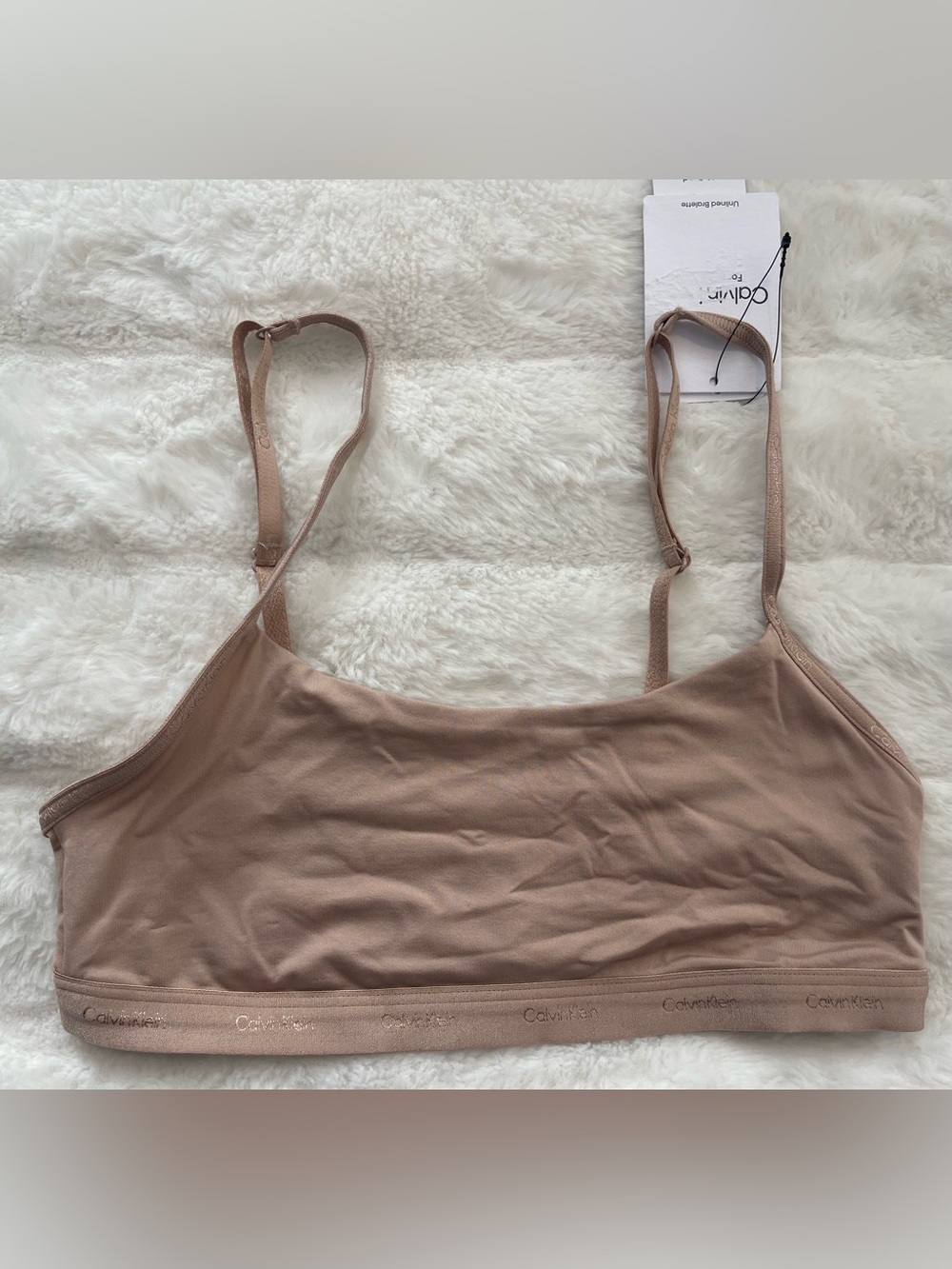 Calvin Klein Women Form to Body Unlined Bralette Cedar Size XS QF6757-200 - Picture 3 of 8